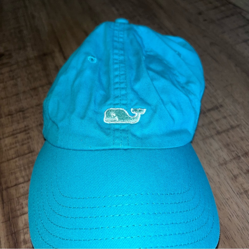 vineyard vines teal women’s baseball hat